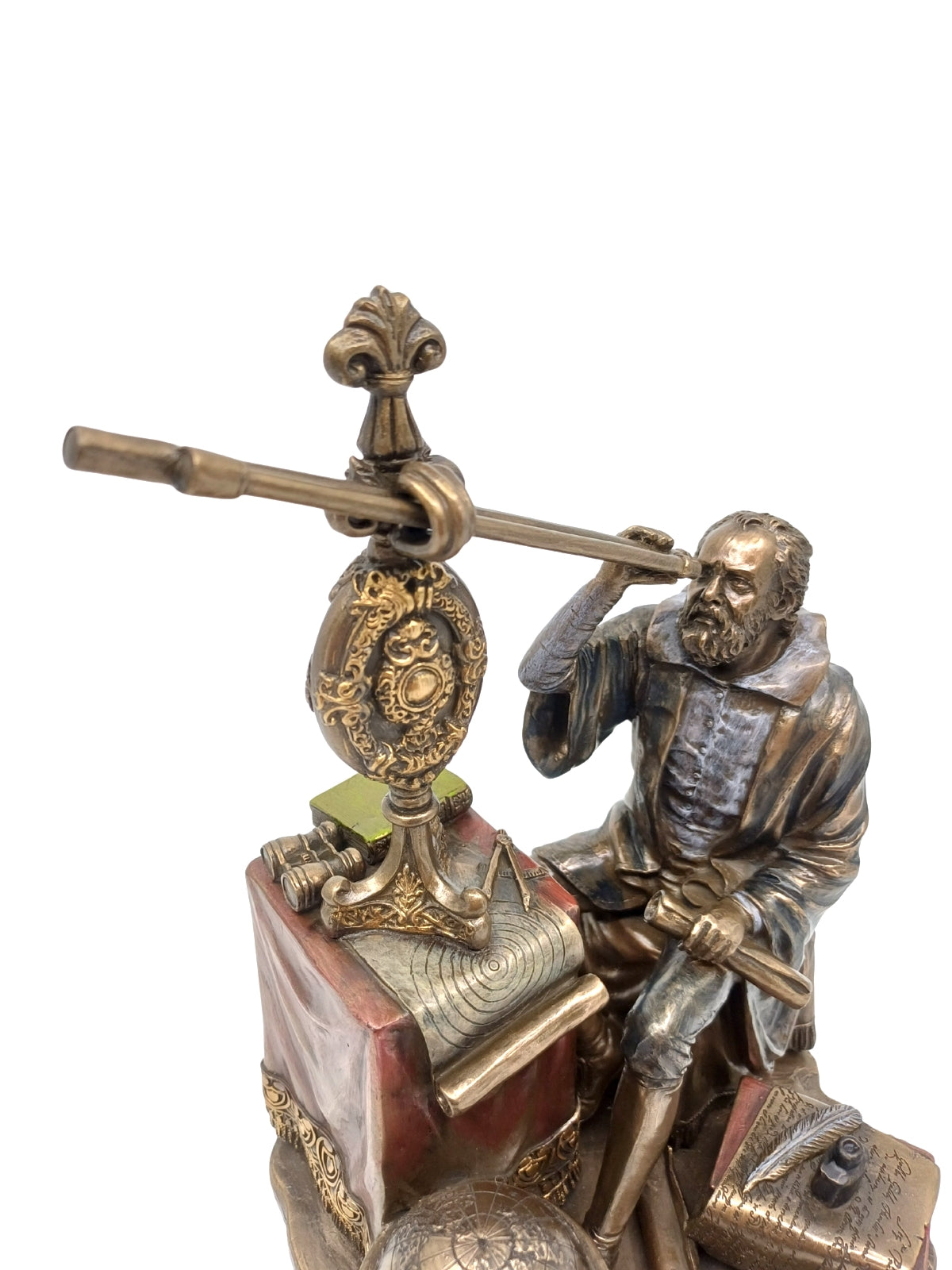 Galileo Galilei Biblo Heykel – 21 cm - Veronese Design