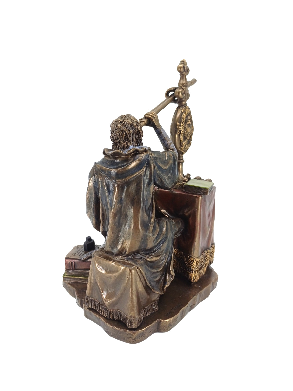 Galileo Galilei Biblo Heykel – 21 cm - Veronese Design