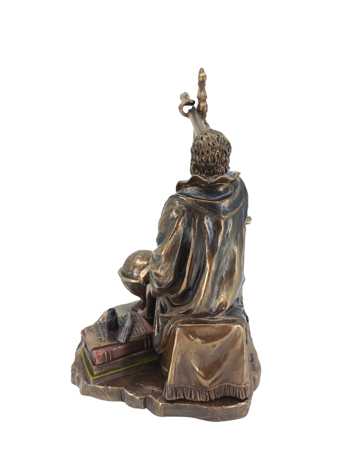 Galileo Galilei Biblo Heykel – 21 cm - Veronese Design