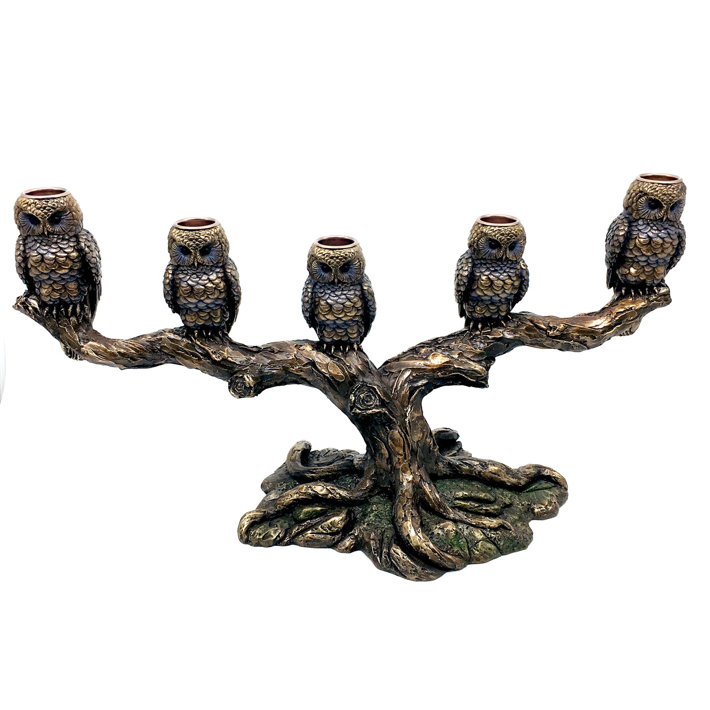 Five Owls on the Tree of Life Pentacle
