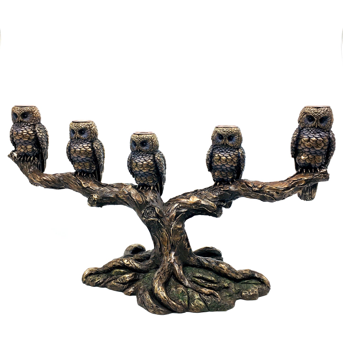 Five Owls on the Tree of Life Pentacle