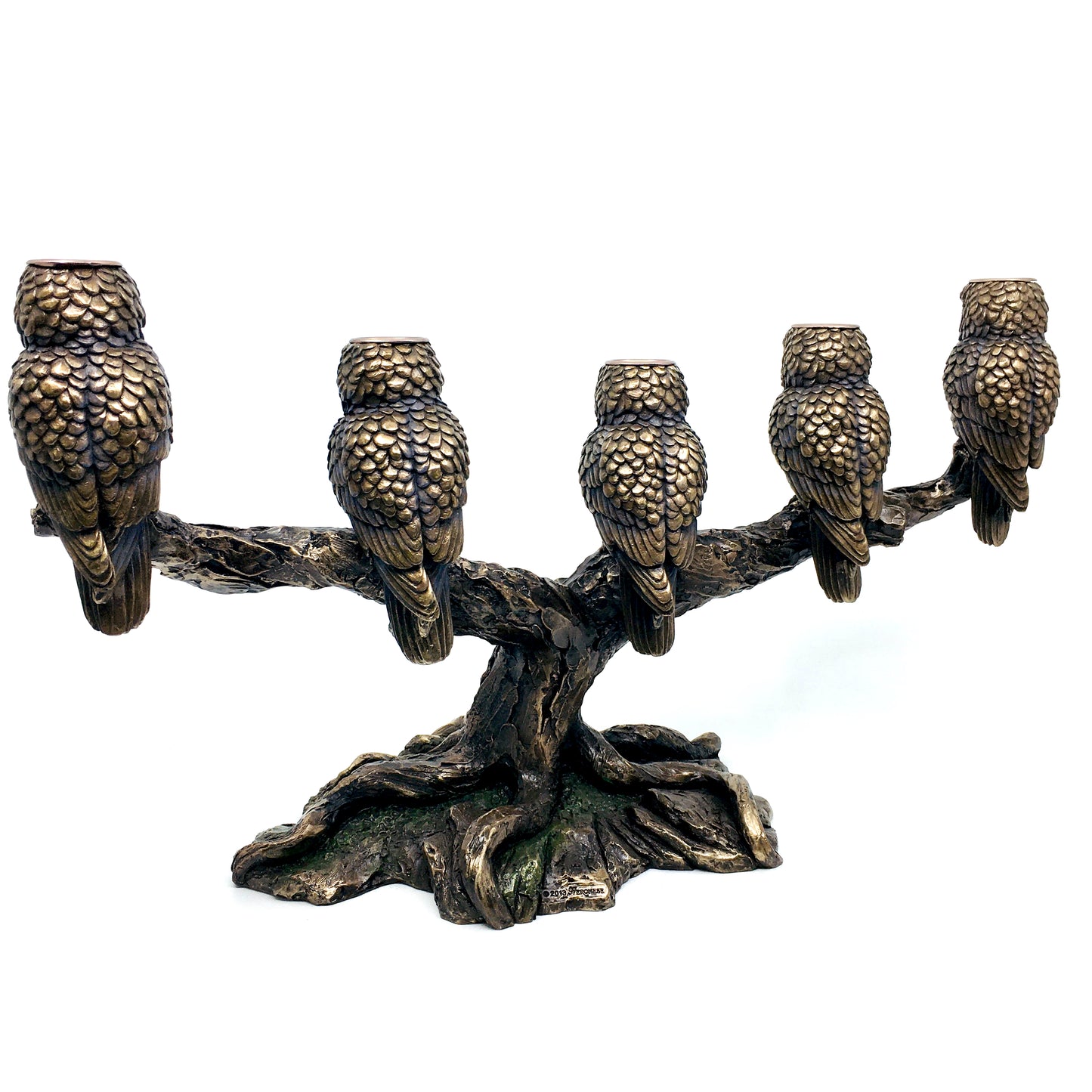 Five Owls on the Tree of Life Pentacle