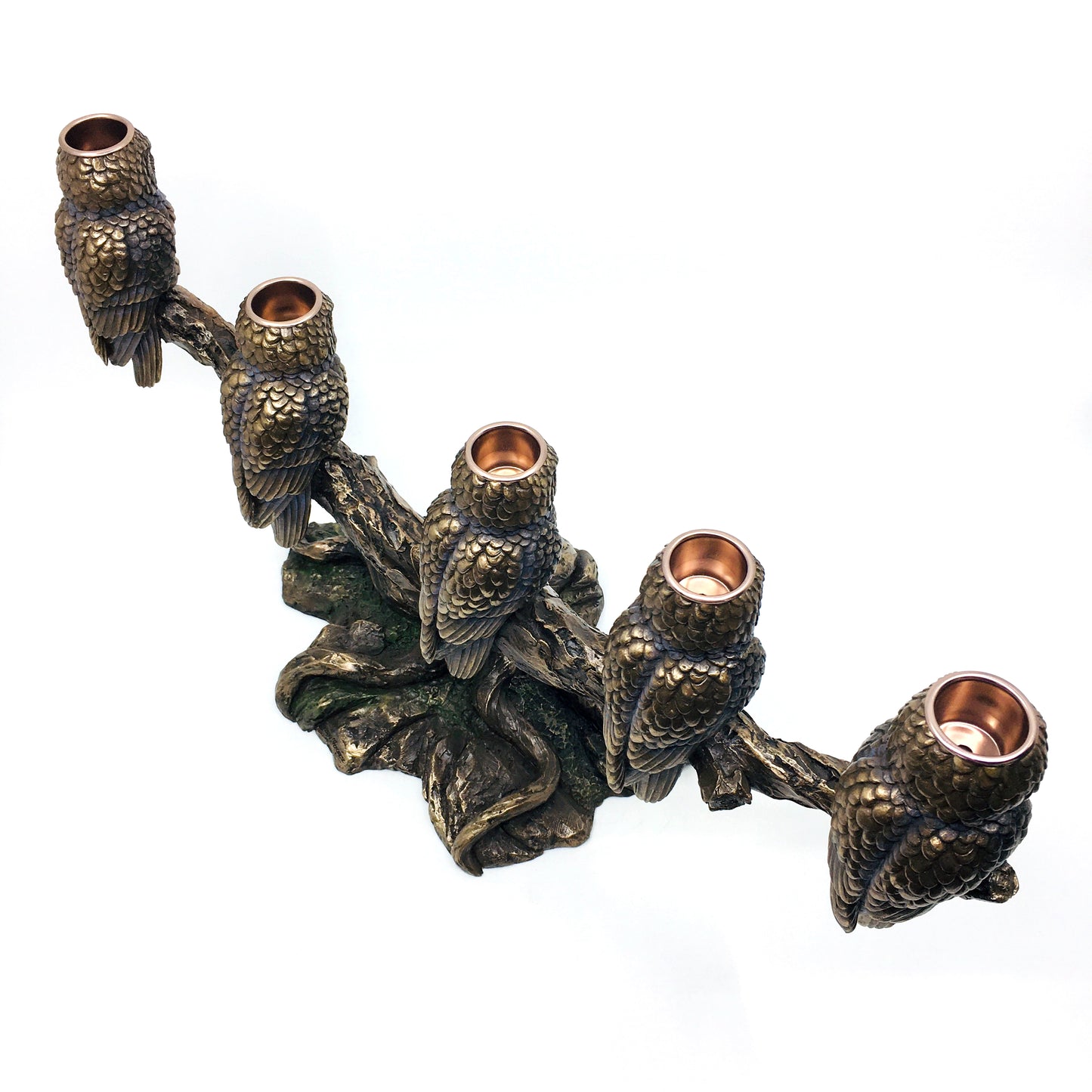 Five Owls on the Tree of Life Pentacle