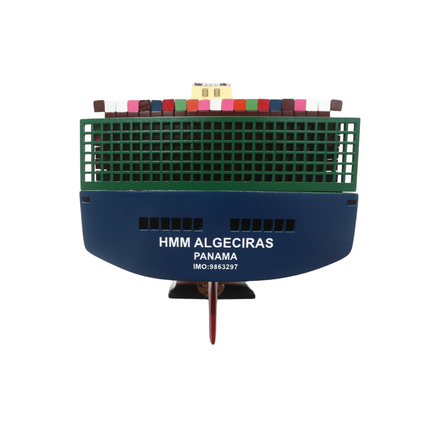 HMM Algeciras Ahşap Model Konteyner Gemisi - Gia Nhien