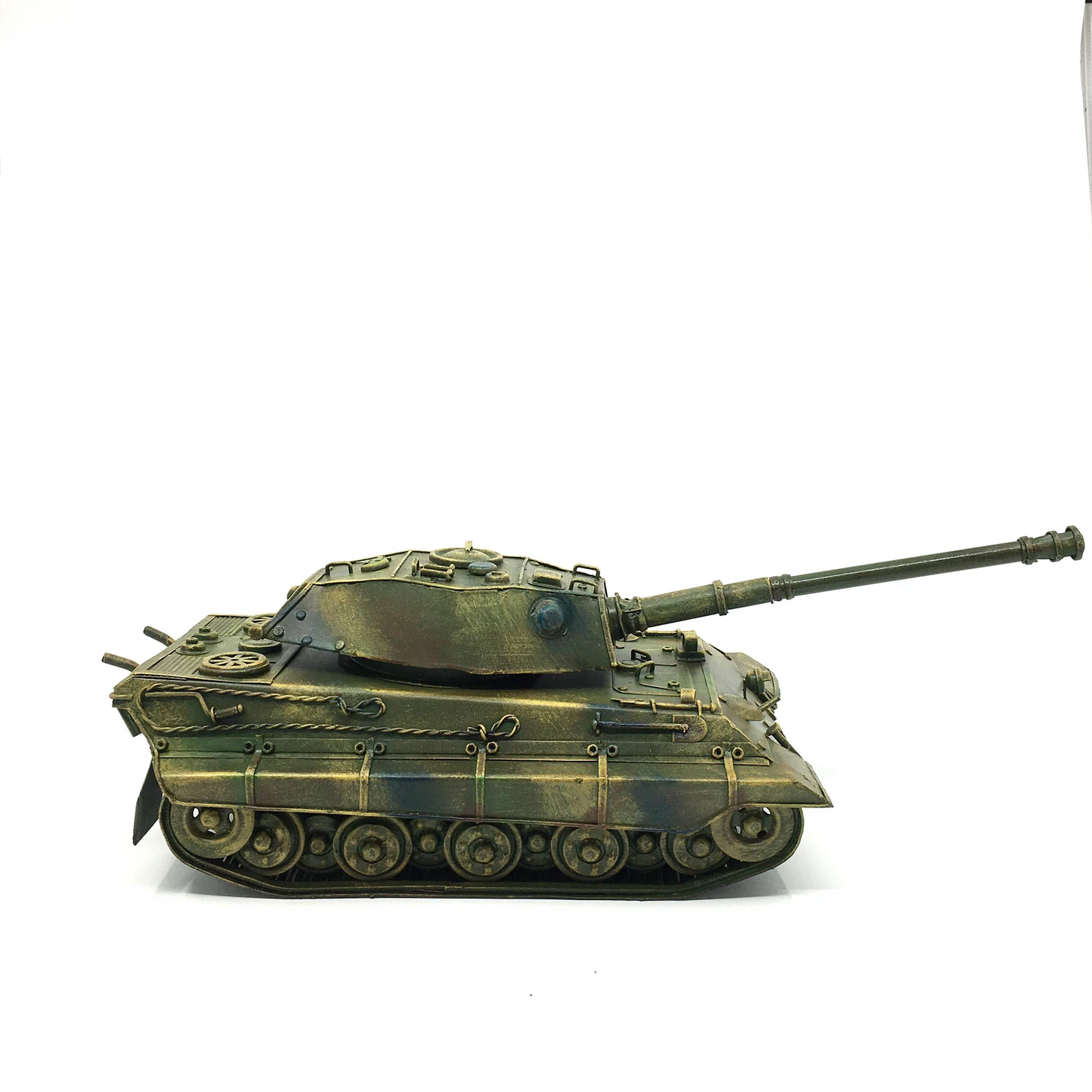 World War II Sovyet Ordusu Dekoratif Metal Tank