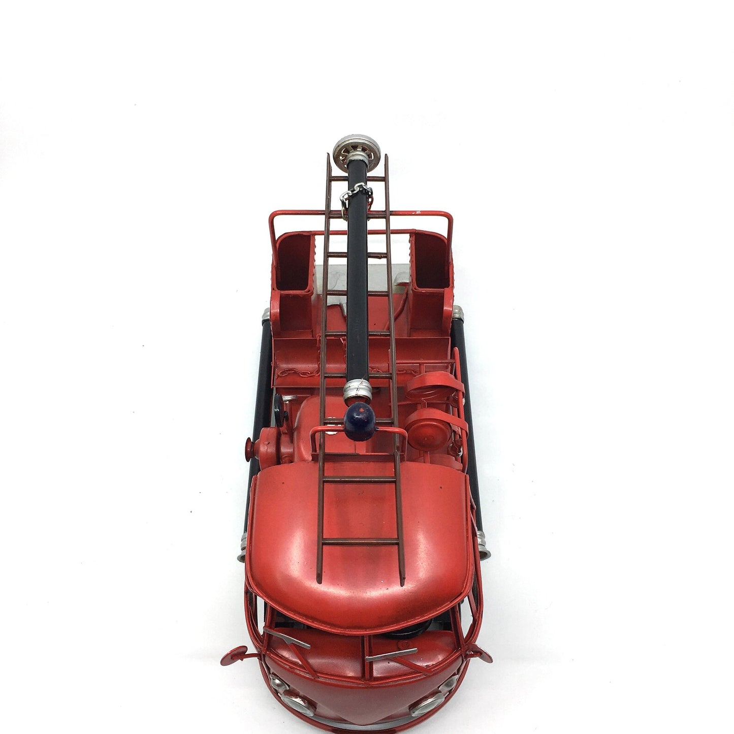 Klasik Model Dekoratif Metal İtfaiye Arabası