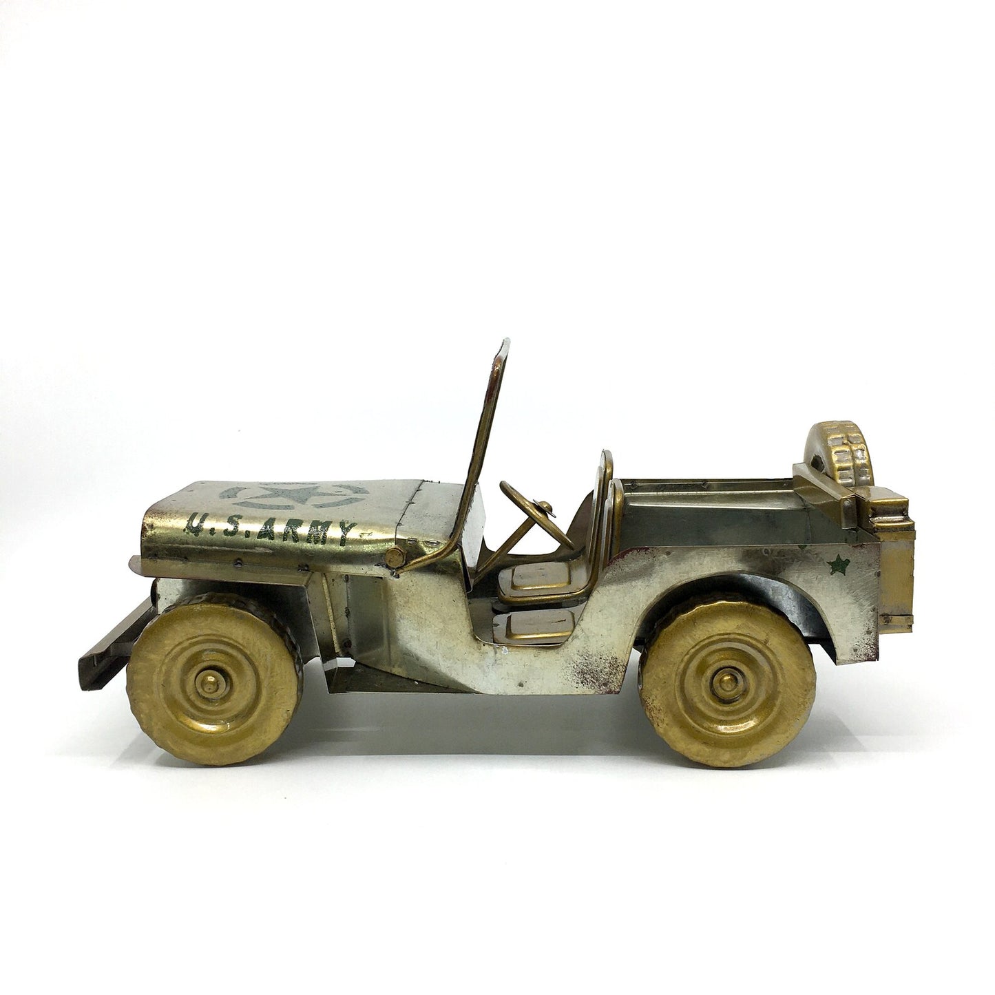 World War II Amerikan Ordusu Dekoratif Metal Askeri Jeep