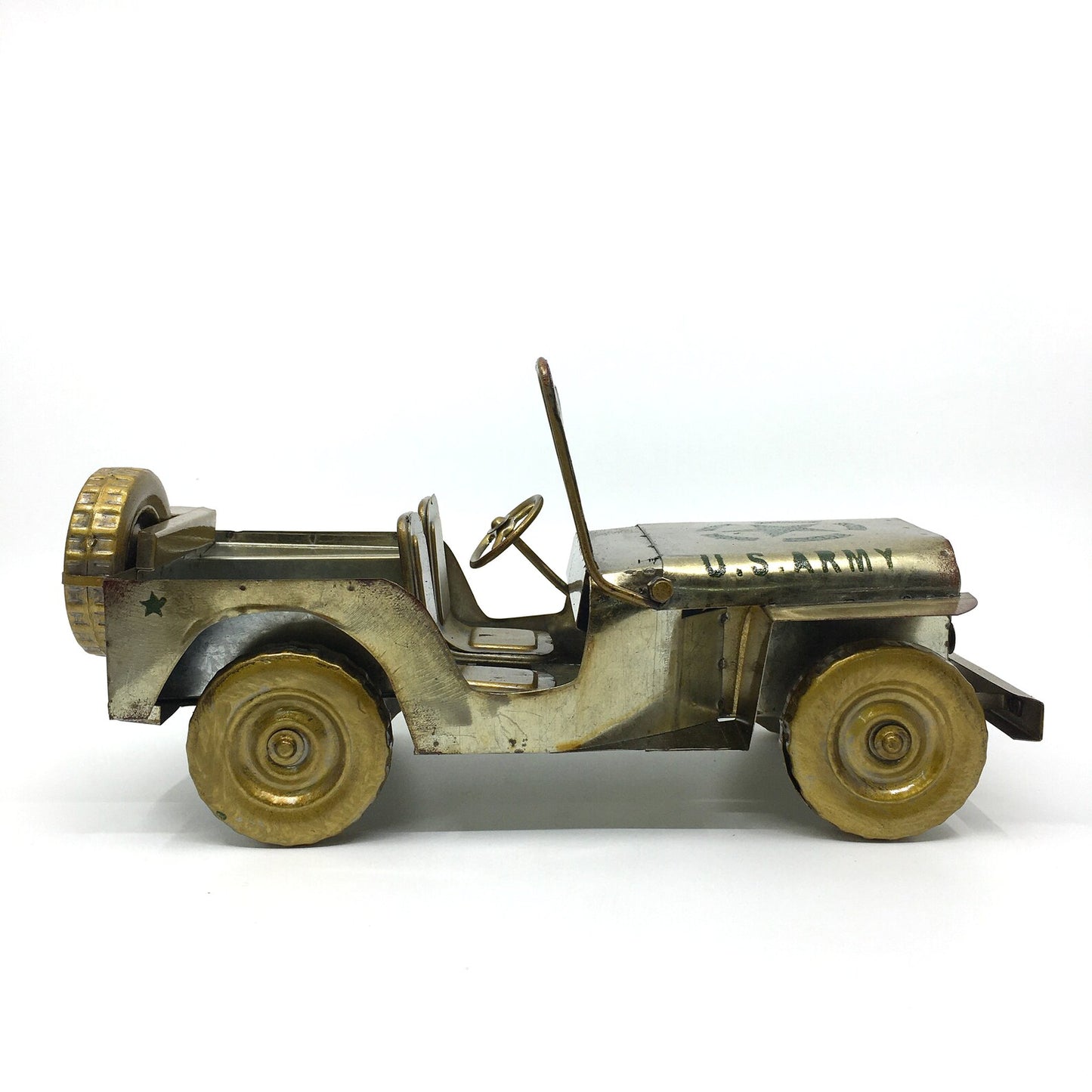 World War II Amerikan Ordusu Dekoratif Metal Askeri Jeep
