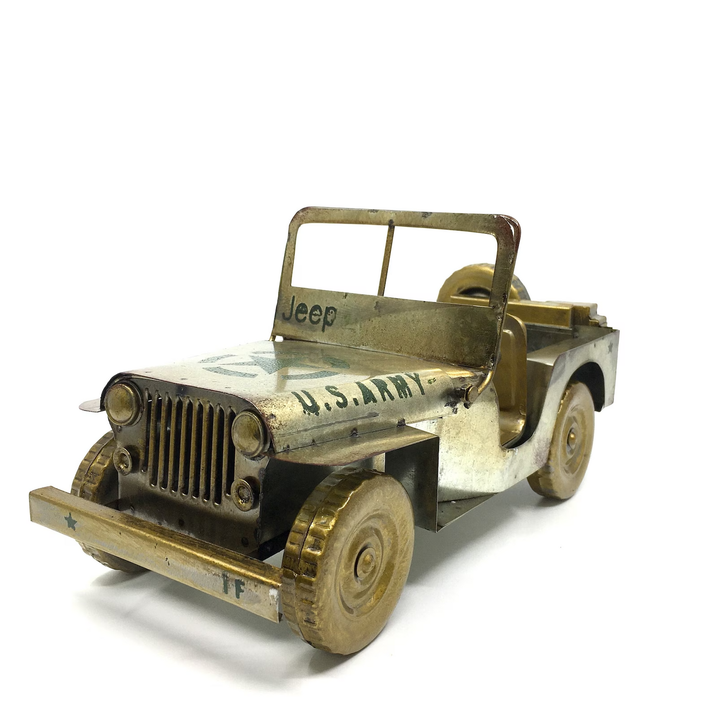 World War II Amerikan Ordusu Dekoratif Metal Askeri Jeep