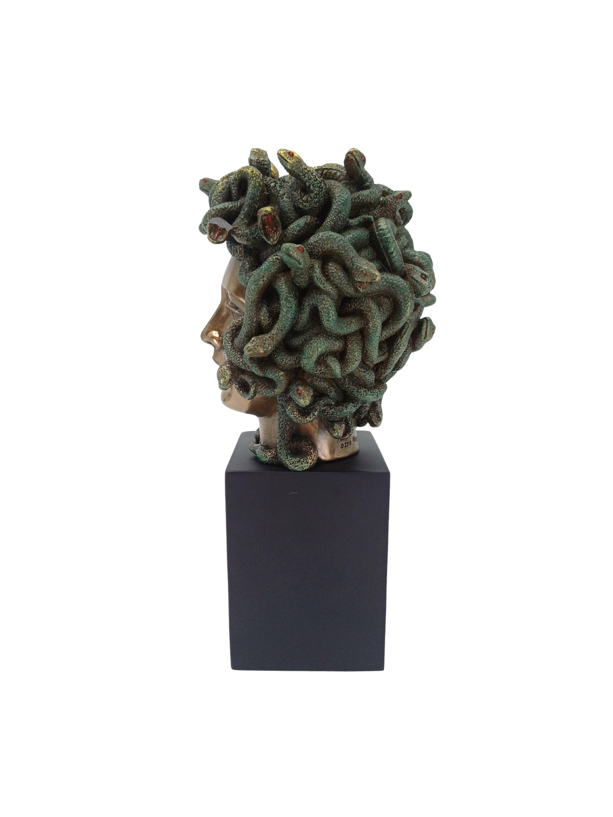 Siyah Kaideli Medusa Büstü Heykel – 21 cm Veronese Design Biblo