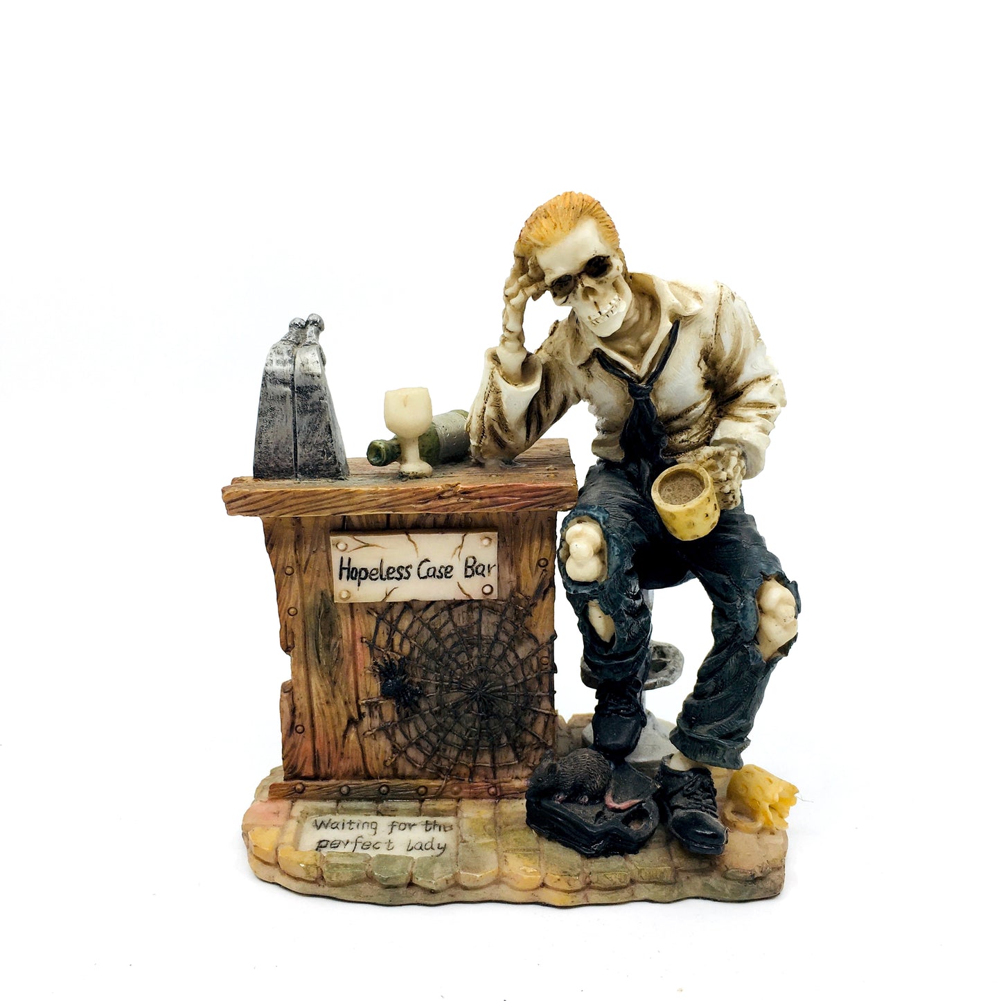 Male Skeleton Figurine Waiting for the Perfect Woman