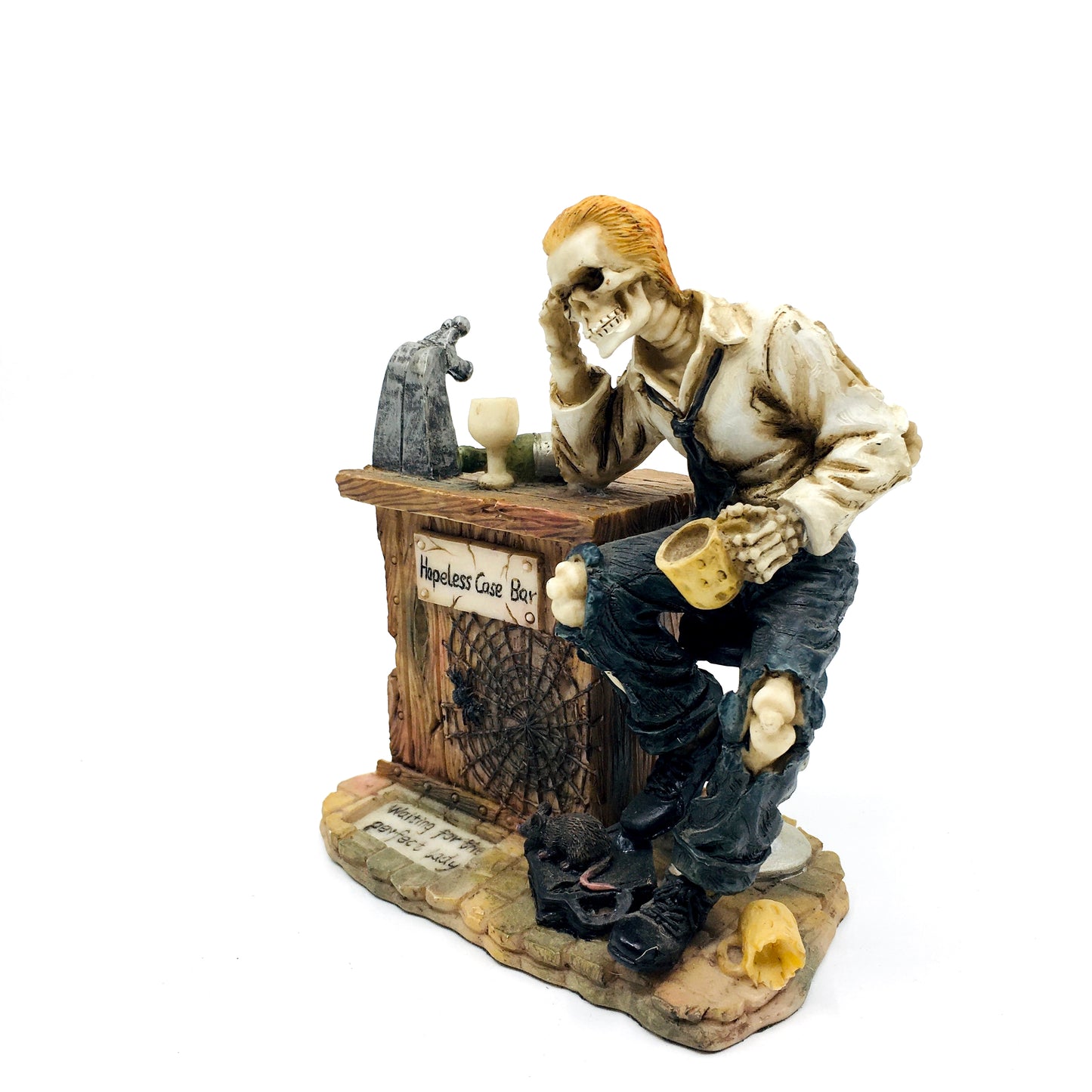 Male Skeleton Figurine Waiting for the Perfect Woman