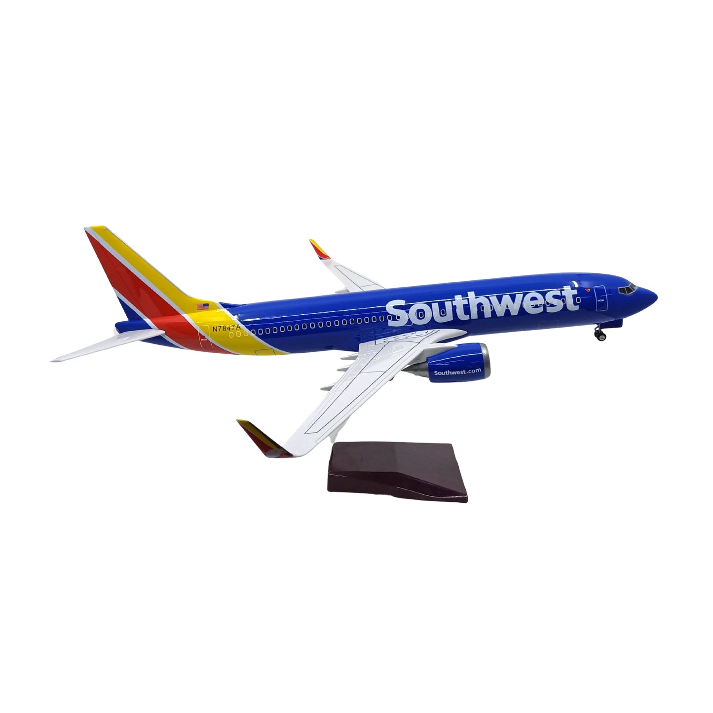 Boeing 737-800 Southwest Model Maket Uçak 1/85 Ölçekli (47 cm)
