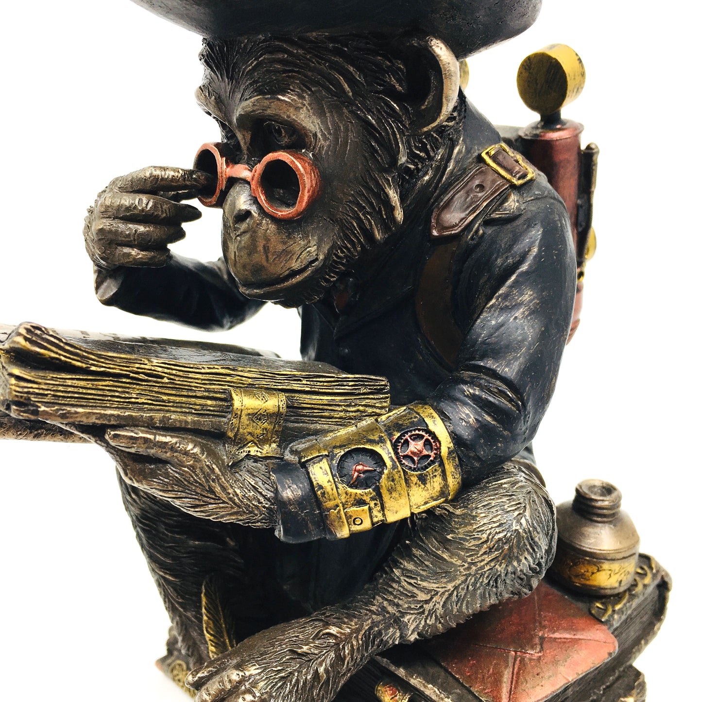 Steampunk Bilge Şempanze Biblo