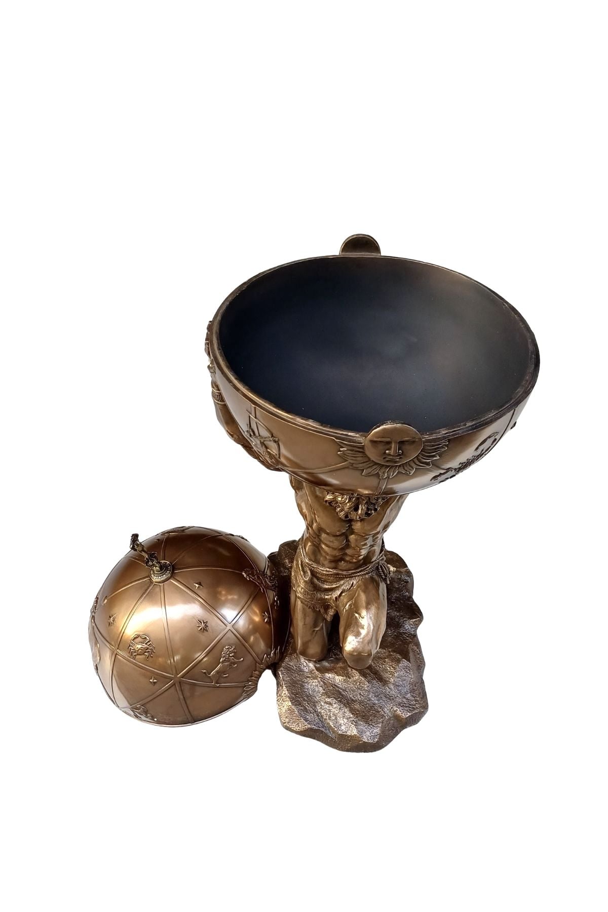 Veronese Atlas Heykeli Büyük Boy ve Gizli Kutu - WU75707V1