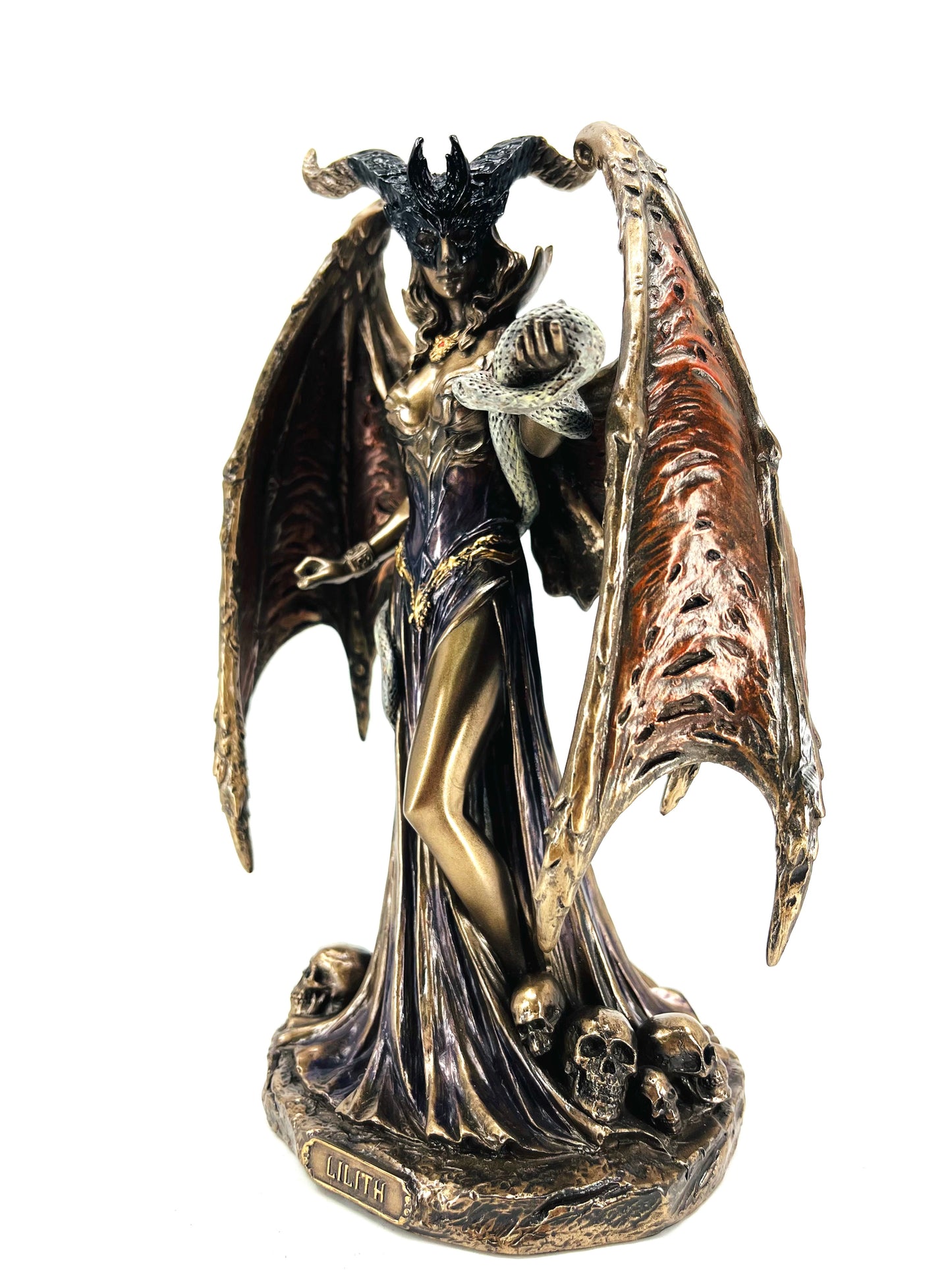 Veronese Design Lilith Gotik Mitoloji Bronz Kaplama Biblo – (WU77872A4)