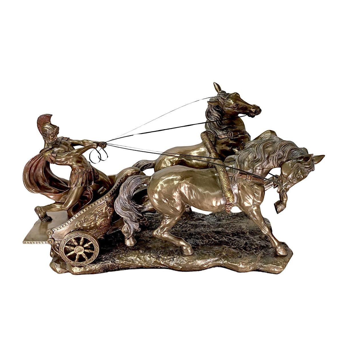 Romalı Gladyatör Arabası – Veronese Design Büyük Biblo Heykel