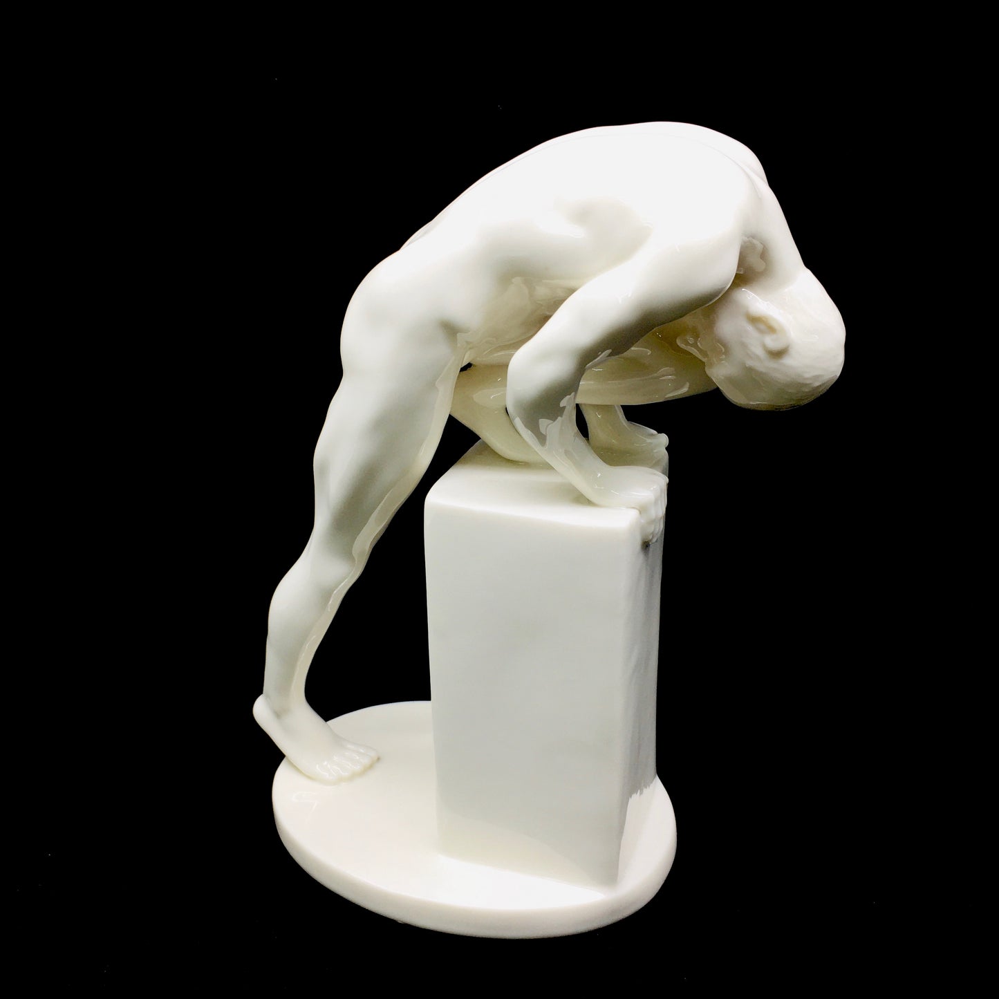 Kaslı Sportif Nü Erkek Porselen Biblo - Veronese Design