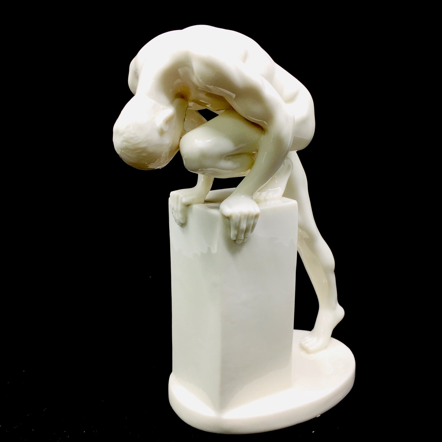 Kaslı Sportif Nü Erkek Porselen Biblo - Veronese Design