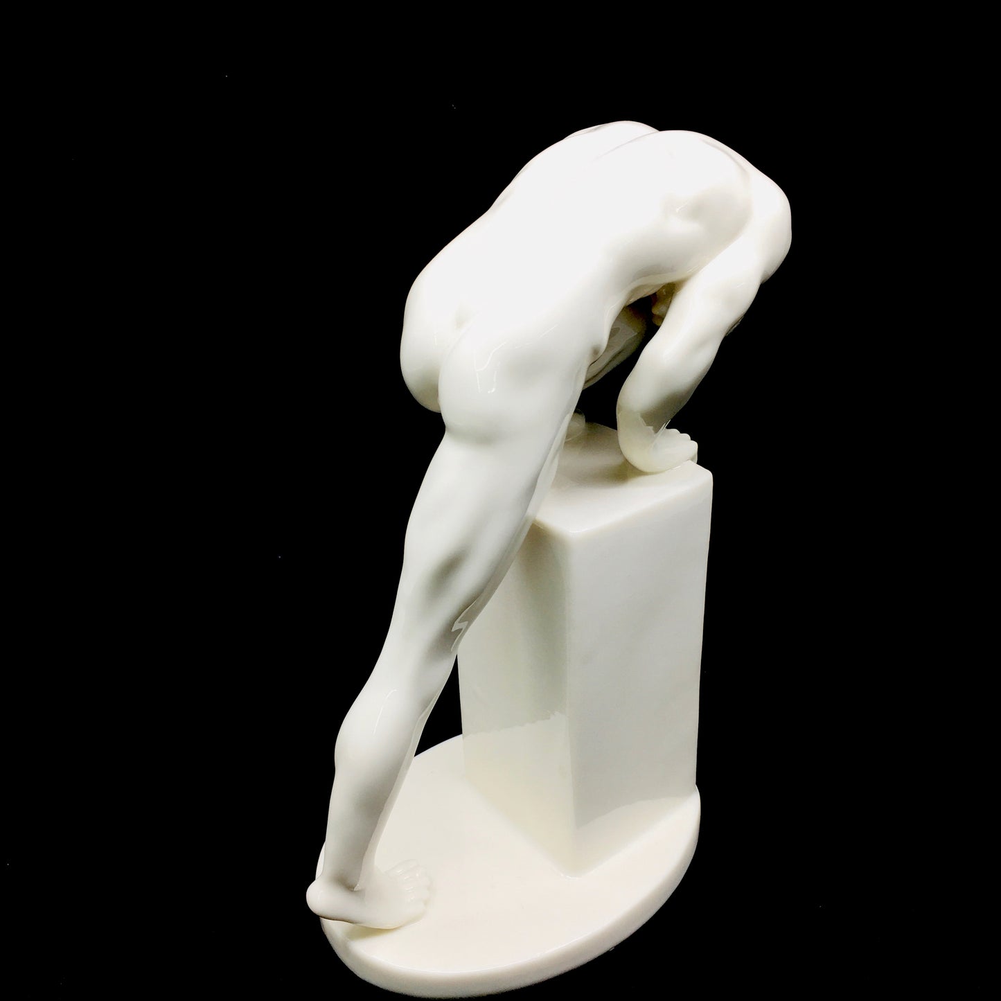 Kaslı Sportif Nü Erkek Porselen Biblo - Veronese Design