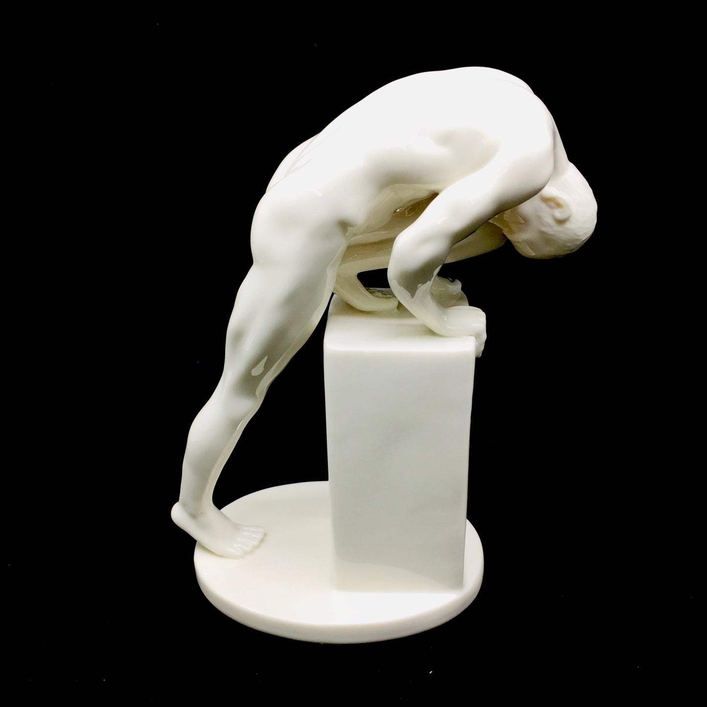 Kaslı Sportif Nü Erkek Porselen Biblo - Veronese Design