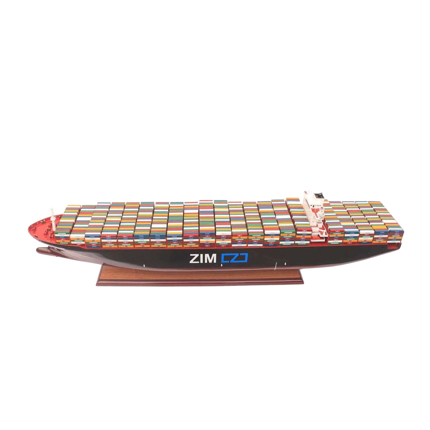 ZIM NEW YORK Konteyner Gemisi Ahşap Model Gemi