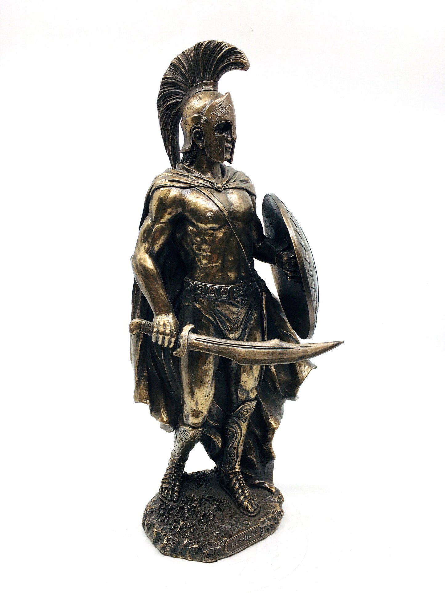 Kılıç ve Kalkanlı Sparta Kralı Leonidas Biblosu