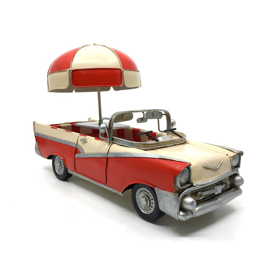 1957 Chevrolet Bel Air Convertible Dekoratif Klasik Model Araba