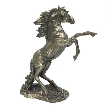 Large Prancing Horse Figurine