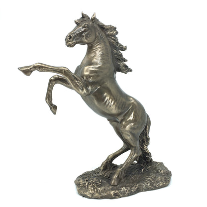 Large Prancing Horse Figurine