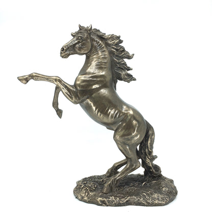 Large Prancing Horse Figurine