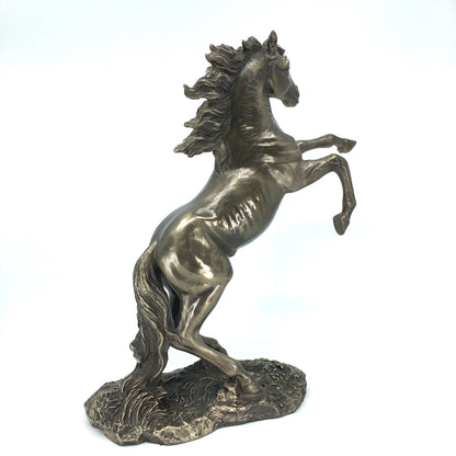 Large Prancing Horse Figurine