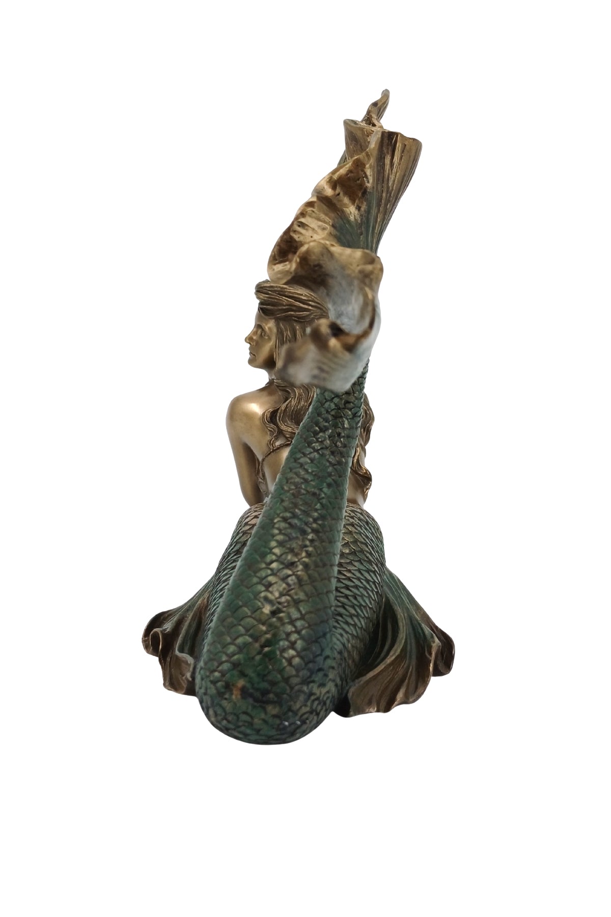 Veronese Deniz Kızı Biblo Bronz Renkli Dekoratif Obje - WU77001A4