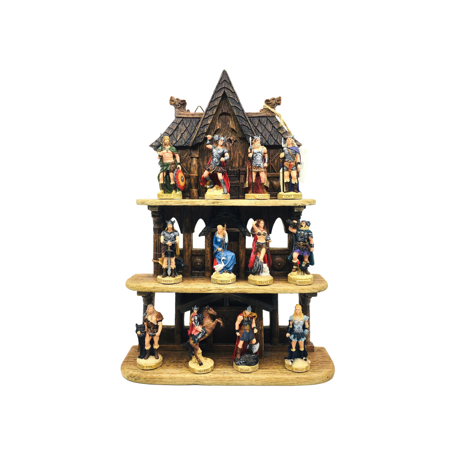 Norse Mythology Gods and Goddesses Pantheon Figurine Set