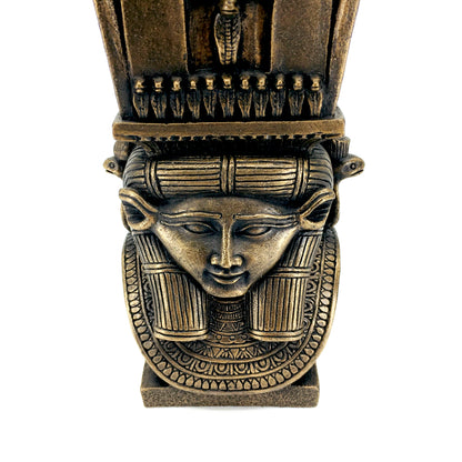 Aşk Bereket Doğum Tanrıçası Hathor Figürlü Tekli Dekoratif Mumluk