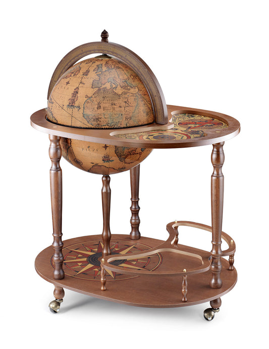 Zoffoli Heroic Giasone Mobile Liquor Cabinet with Legs and Wheels