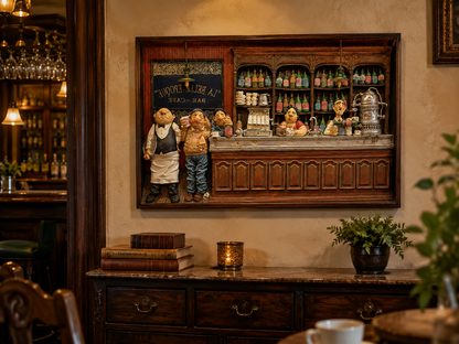 Forchino Café La Belle Époque 3D Kafe Duvar Panosu | FO85700