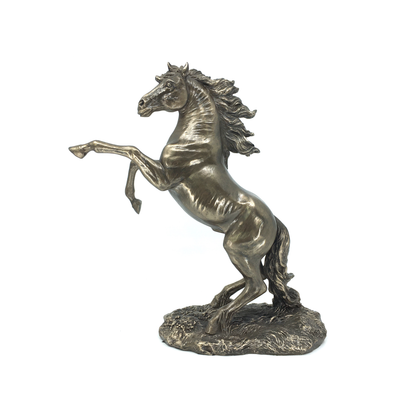 Large Prancing Horse Figurine