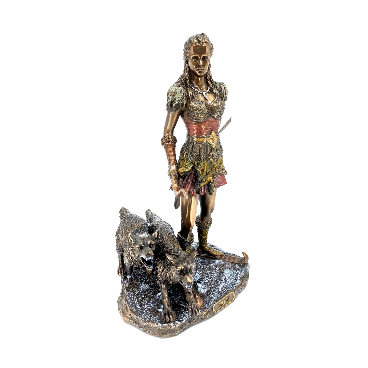 Norse Mythology Winter Goddess Warrior Skadi Decorative Figurine