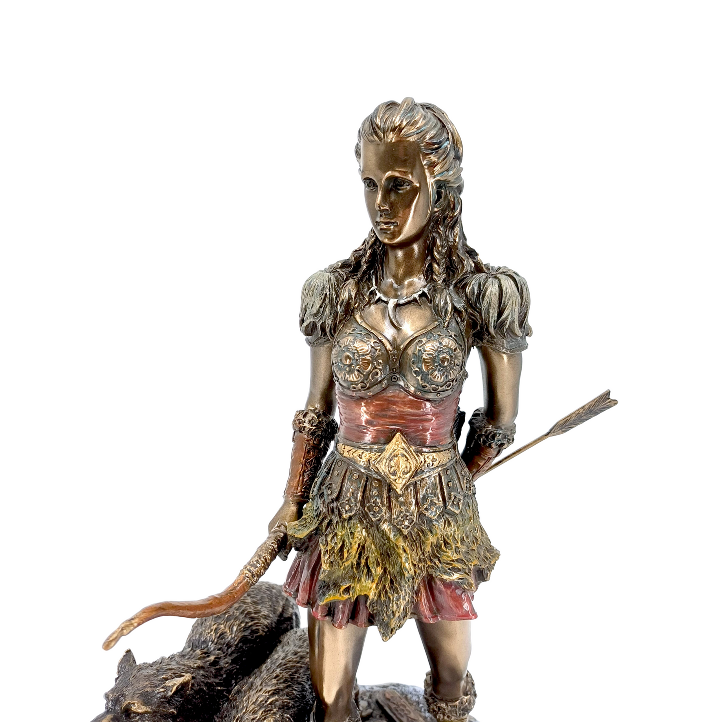 Norse Mythology Winter Goddess Warrior Skadi Decorative Figurine