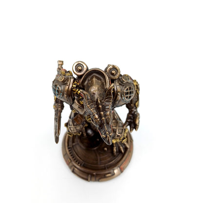 Steampunk Robot Ejderha Golem Dekoratif Biblo