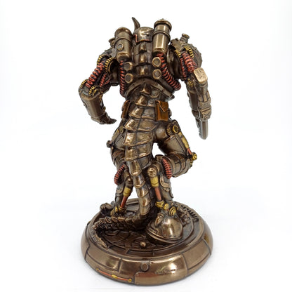 Steampunk Robot Ejderha Golem Dekoratif Biblo