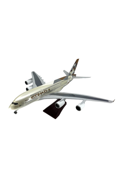 Airbus A380 Etihad Airways 1:160 Ölçekli Yolcu Uçağı Maketi – (A380ETIHAD)