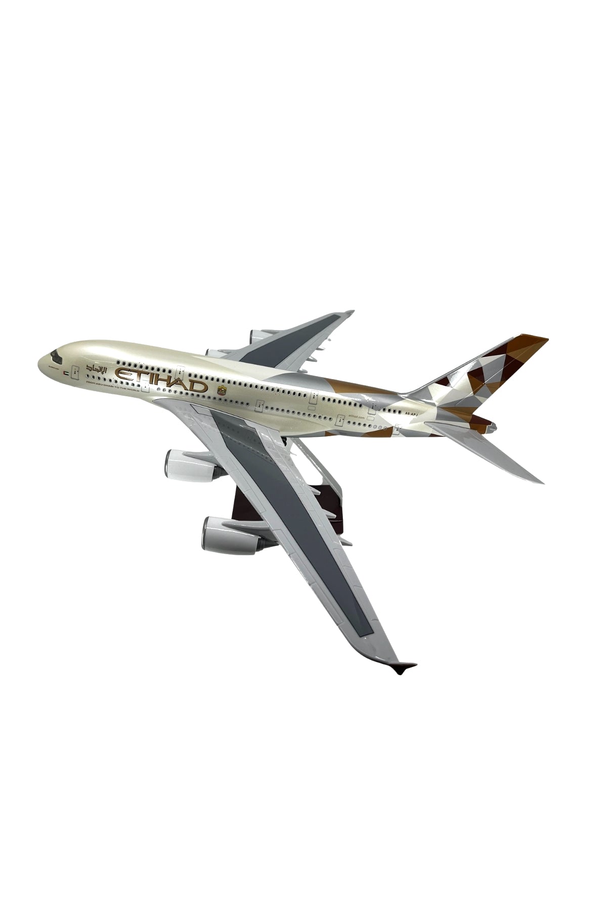 Airbus A380 Etihad Airways 1:160 Ölçekli Yolcu Uçağı Maketi – (A380ETIHAD)