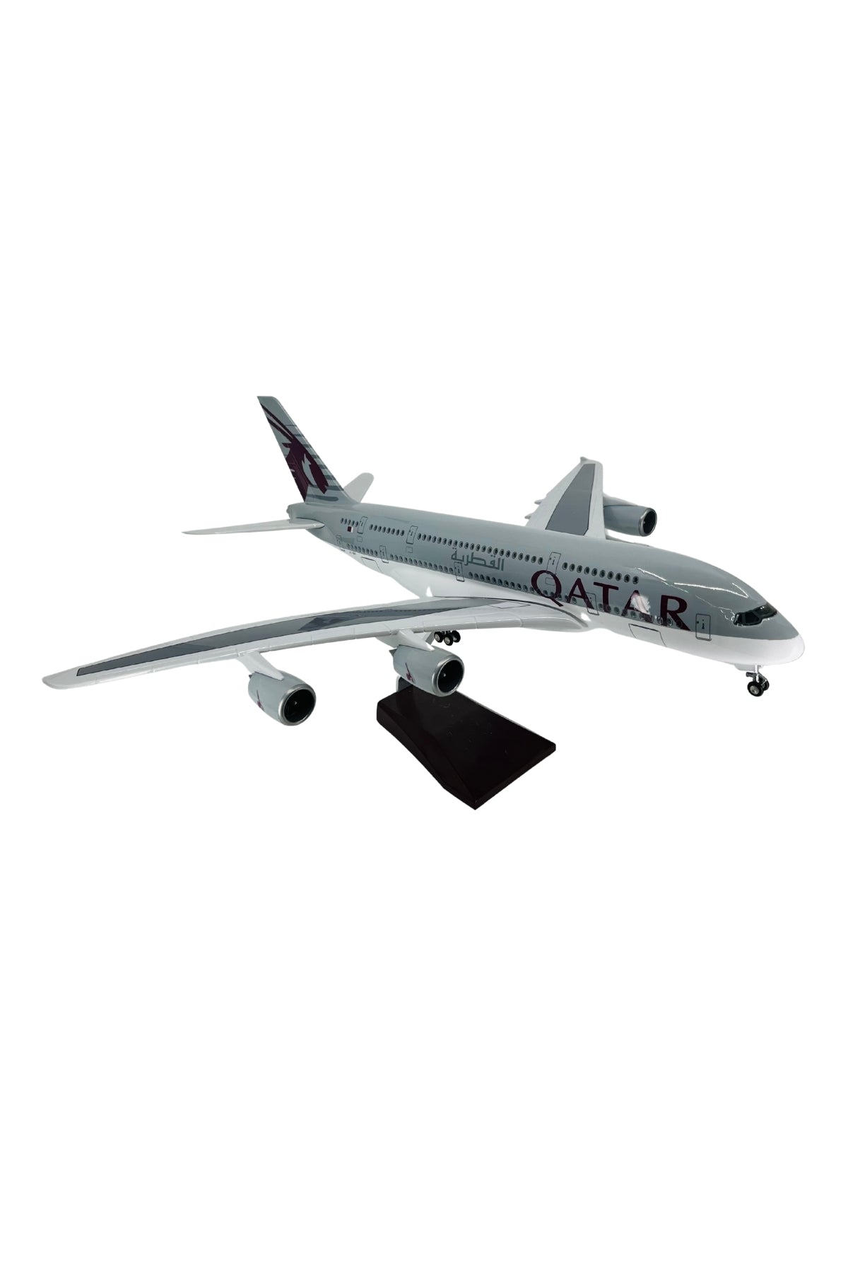 Airbus A380 Qatar Airways Büyük Boy Model Yolcu Uçağı - A380QATAR
