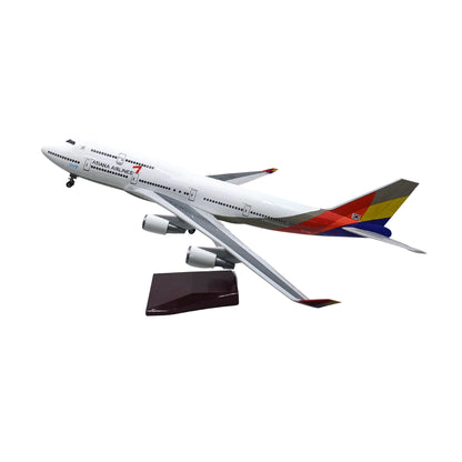 Boeing 747-400 Asiana Airlines Model Maket Uçak 1/160 Ölçekli (47 cm)