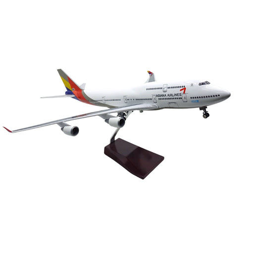 Boeing 747-400 Asiana Airlines Model Maket Uçak 1/160 Ölçekli (47 cm)