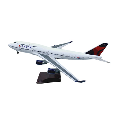 Boeing 747-400 Model Maket Uçak -Delta Airlines - 1/160 Ölçekli (47 cm)