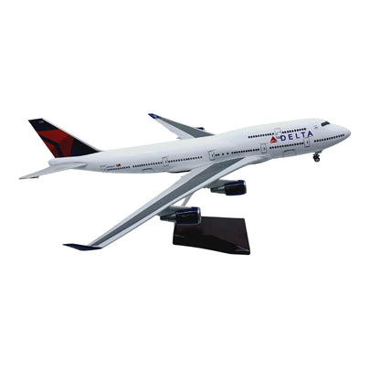 Boeing 747-400 Model Maket Uçak -Delta Airlines - 1/160 Ölçekli (47 cm)