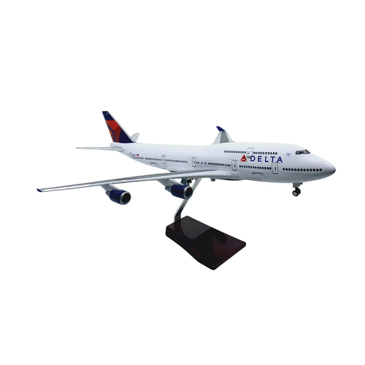 Boeing 747-400 Model Maket Uçak -Delta Airlines - 1/160 Ölçekli (47 cm)